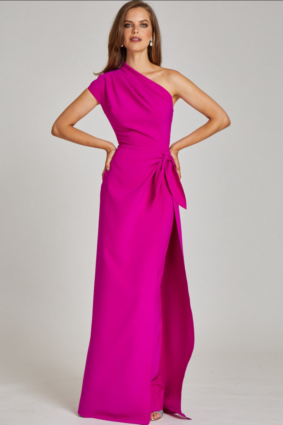 One Shoulder Draped Top With Over Skirt - Park Lane Styling & Consulting